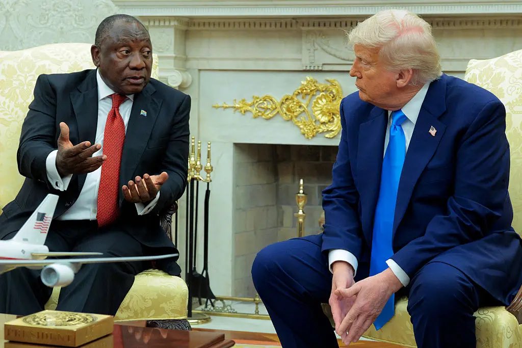 Encuentro tenso entre Trump y Cyril Ramaphosa  
