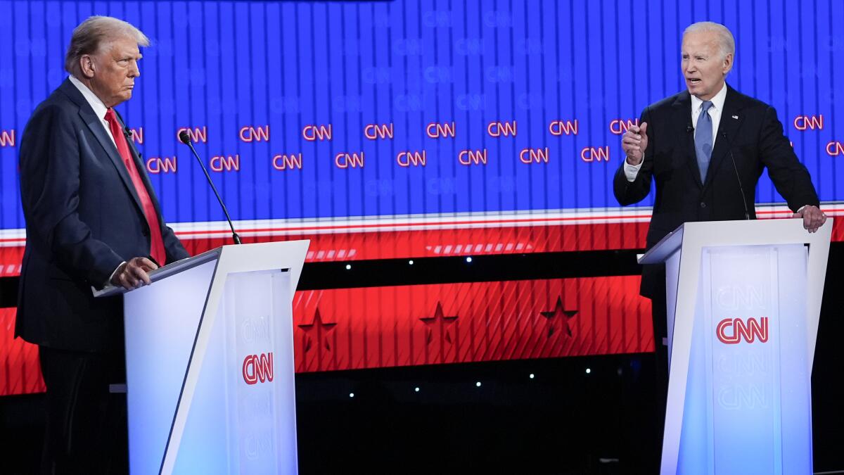 Primer debate entre Trump y Biden