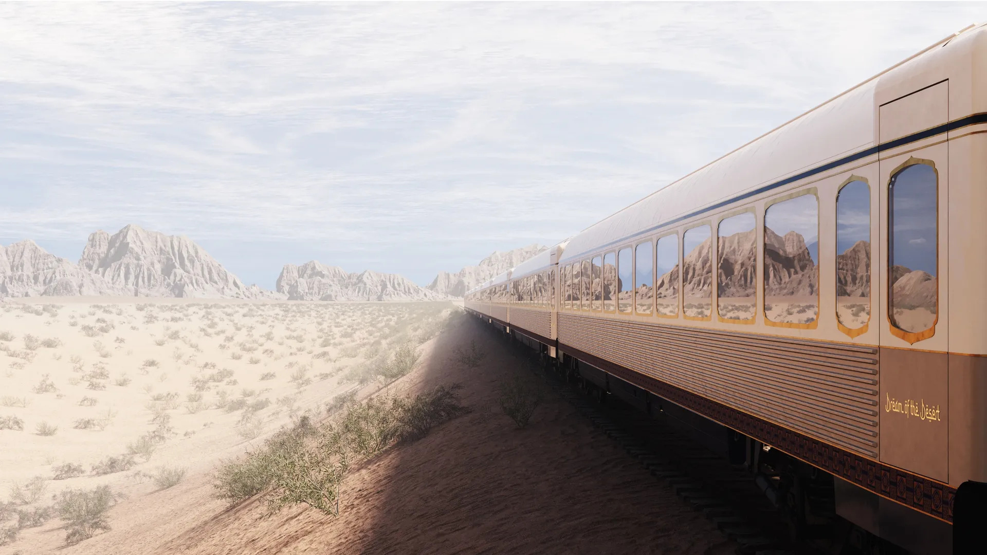 Arabia Saudita presenta el “Dream of the Desert”, su primer tren de súper lujo 