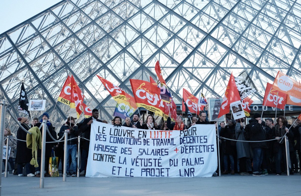 Strike shuts down the Louvre, leaving France without its most visited museum